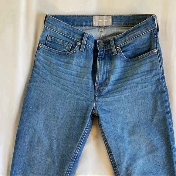 Everlane The High-Rise Skinny Jean - Mid Blue - Picture 7 of 8